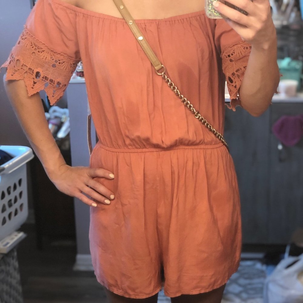 Coral Romper